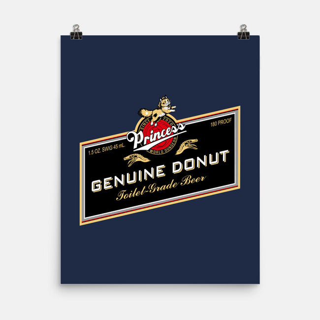 Princess Genuine Donut-None-Matte-Poster-NMdesign