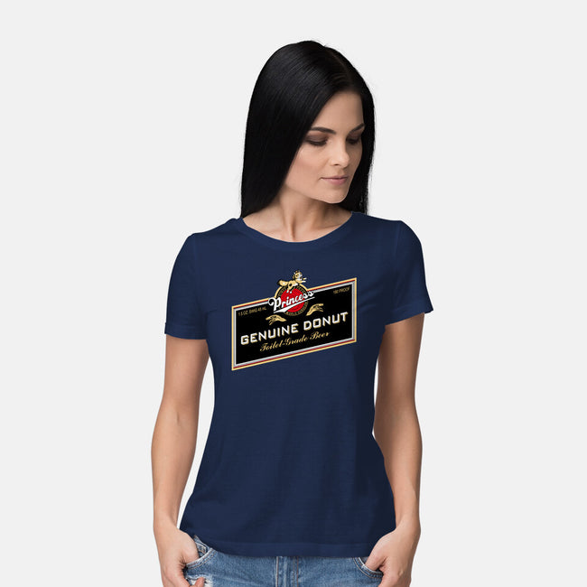 Princess Genuine Donut-Womens-Basic-Tee-NMdesign