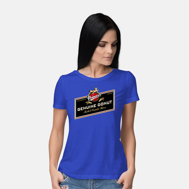 Princess Genuine Donut-Womens-Basic-Tee-NMdesign