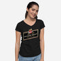 Princess Genuine Donut-Womens-V-Neck-Tee-NMdesign
