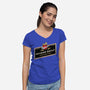 Princess Genuine Donut-Womens-V-Neck-Tee-NMdesign