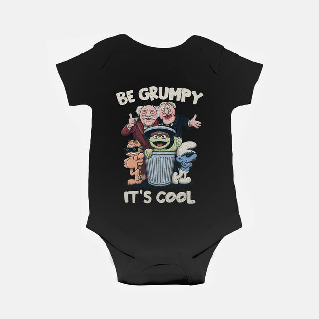 Be Grumpy It's Cool-Baby-Basic-Onesie-NMdesign