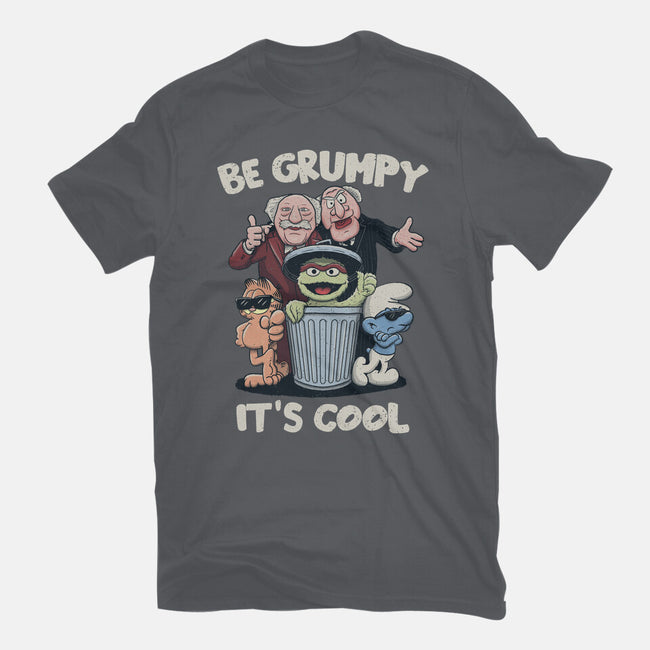 Be Grumpy It's Cool-Womens-Fitted-Tee-NMdesign