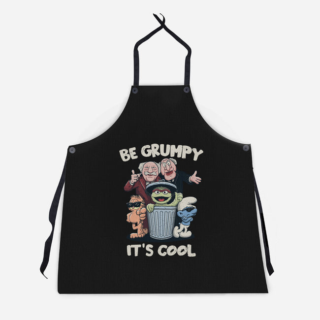 Be Grumpy It's Cool-Unisex-Kitchen-Apron-NMdesign
