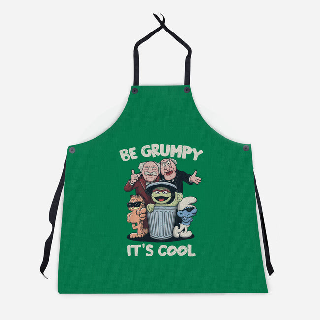 Be Grumpy It's Cool-Unisex-Kitchen-Apron-NMdesign