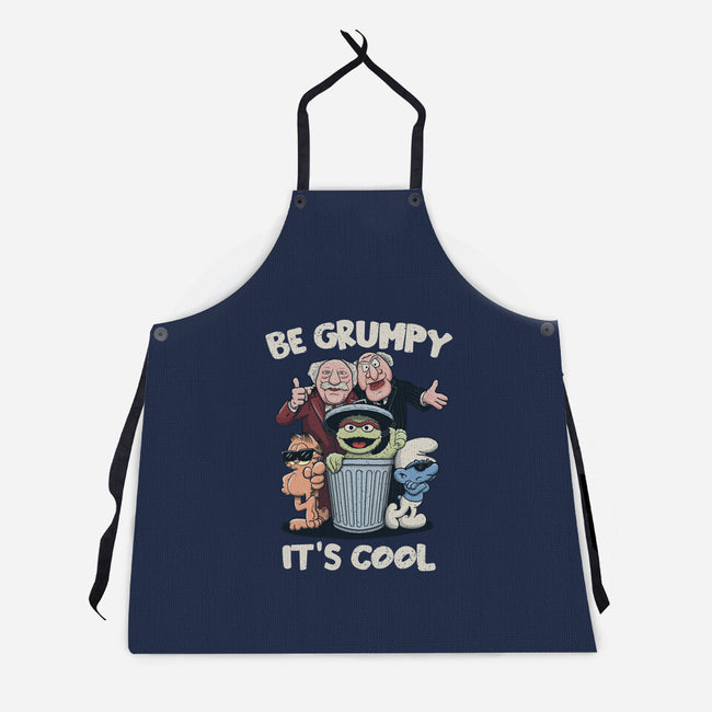 Be Grumpy It's Cool-Unisex-Kitchen-Apron-NMdesign
