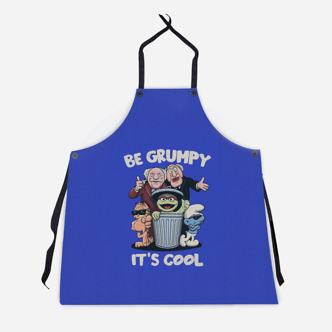 Be Grumpy It's Cool-Unisex-Kitchen-Apron-NMdesign