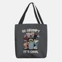 Be Grumpy It's Cool-None-Basic Tote-Bag-NMdesign