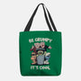 Be Grumpy It's Cool-None-Basic Tote-Bag-NMdesign