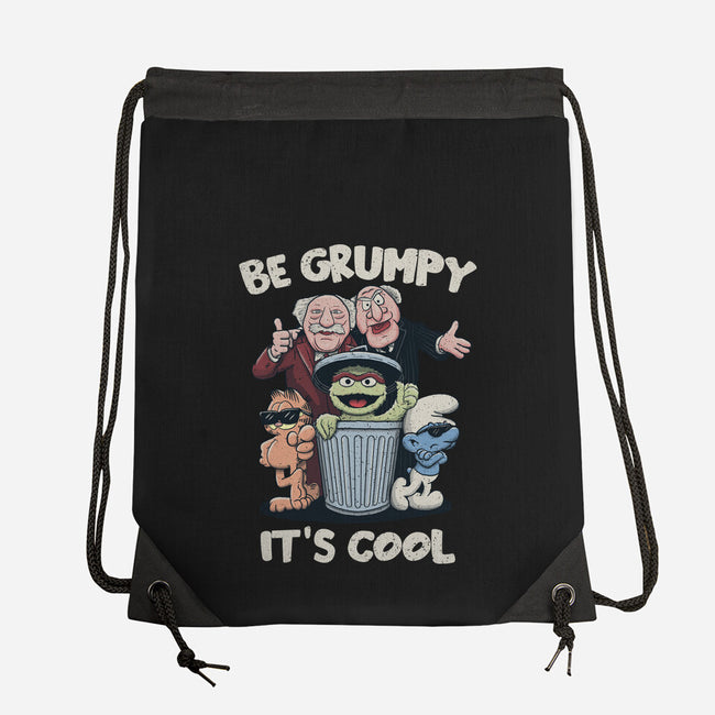 Be Grumpy It's Cool-None-Drawstring-Bag-NMdesign