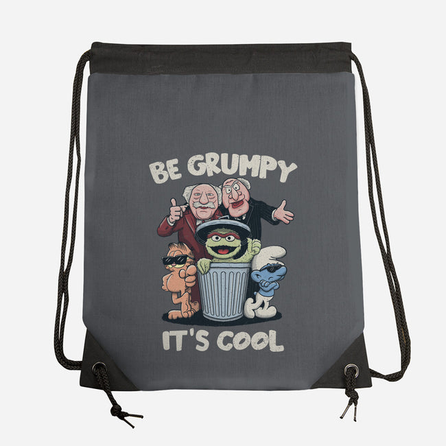 Be Grumpy It's Cool-None-Drawstring-Bag-NMdesign