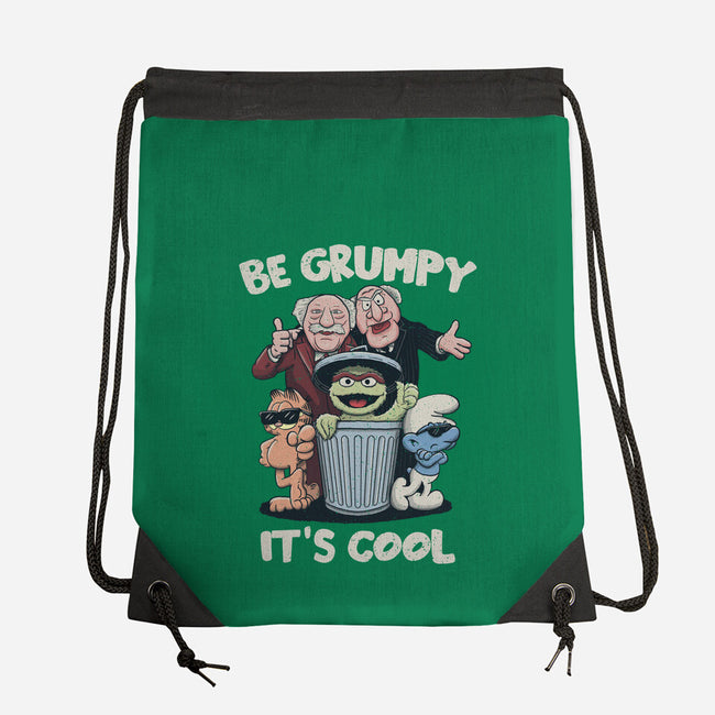 Be Grumpy It's Cool-None-Drawstring-Bag-NMdesign