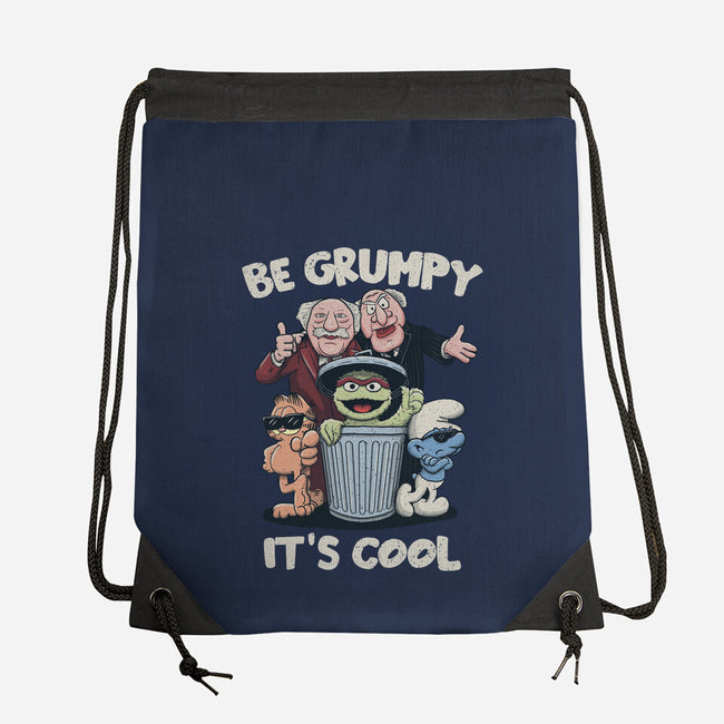 Be Grumpy It's Cool-None-Drawstring-Bag-NMdesign