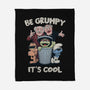 Be Grumpy It's Cool-None-Fleece-Blanket-NMdesign