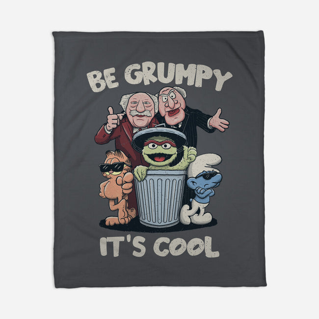 Be Grumpy It's Cool-None-Fleece-Blanket-NMdesign