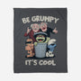Be Grumpy It's Cool-None-Fleece-Blanket-NMdesign