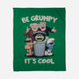 Be Grumpy It's Cool-None-Fleece-Blanket-NMdesign