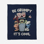 Be Grumpy It's Cool-None-Fleece-Blanket-NMdesign