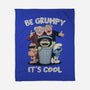 Be Grumpy It's Cool-None-Fleece-Blanket-NMdesign