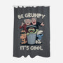 Be Grumpy It's Cool-None-Polyester-Shower Curtain-NMdesign