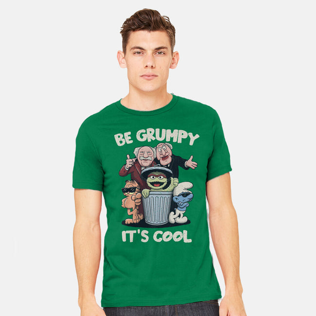 Be Grumpy It's Cool-Mens-Heavyweight-Tee-NMdesign