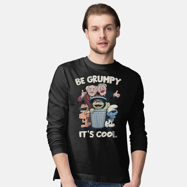 Be Grumpy It's Cool-Mens-Long Sleeved-Tee-NMdesign