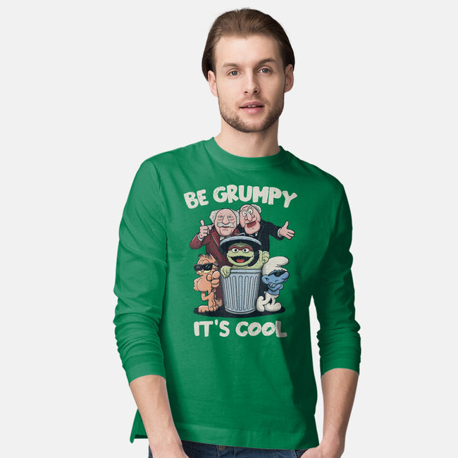 Be Grumpy It's Cool-Mens-Long Sleeved-Tee-NMdesign