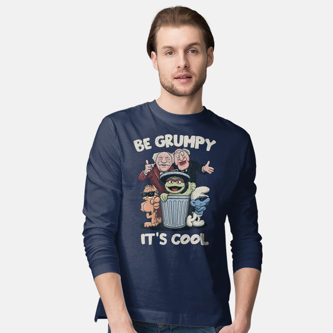 Be Grumpy It's Cool-Mens-Long Sleeved-Tee-NMdesign