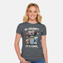 Be Grumpy It's Cool-Womens-Fitted-Tee-NMdesign