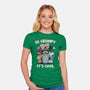 Be Grumpy It's Cool-Womens-Fitted-Tee-NMdesign
