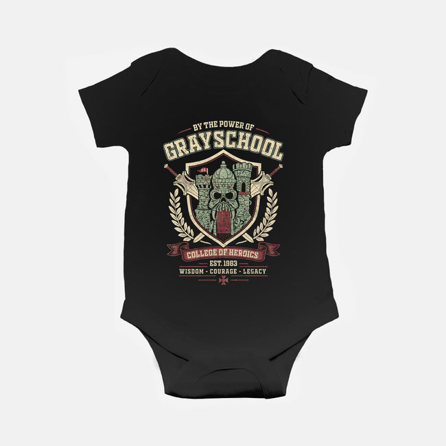 By The Power Of Gray School-Baby-Basic-Onesie-NMdesign