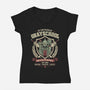 By The Power Of Gray School-Womens-V-Neck-Tee-NMdesign
