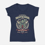 By The Power Of Gray School-Womens-V-Neck-Tee-NMdesign