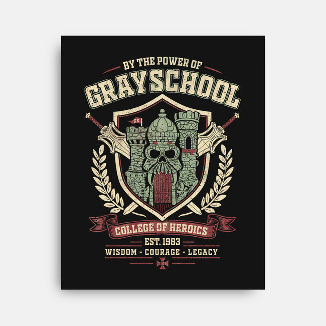 By The Power Of Gray School-None-Stretched-Canvas-NMdesign