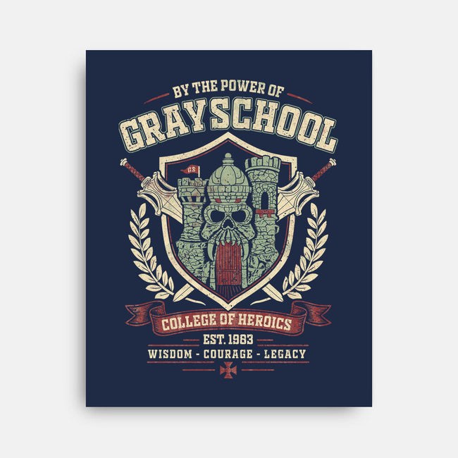 By The Power Of Gray School-None-Stretched-Canvas-NMdesign