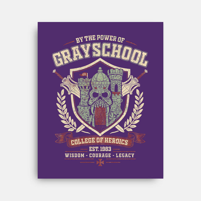 By The Power Of Gray School-None-Stretched-Canvas-NMdesign