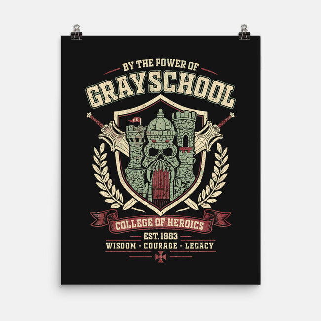 By The Power Of Gray School-None-Matte-Poster-NMdesign