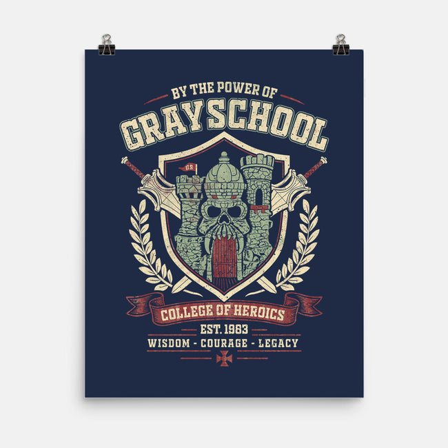 By The Power Of Gray School-None-Matte-Poster-NMdesign