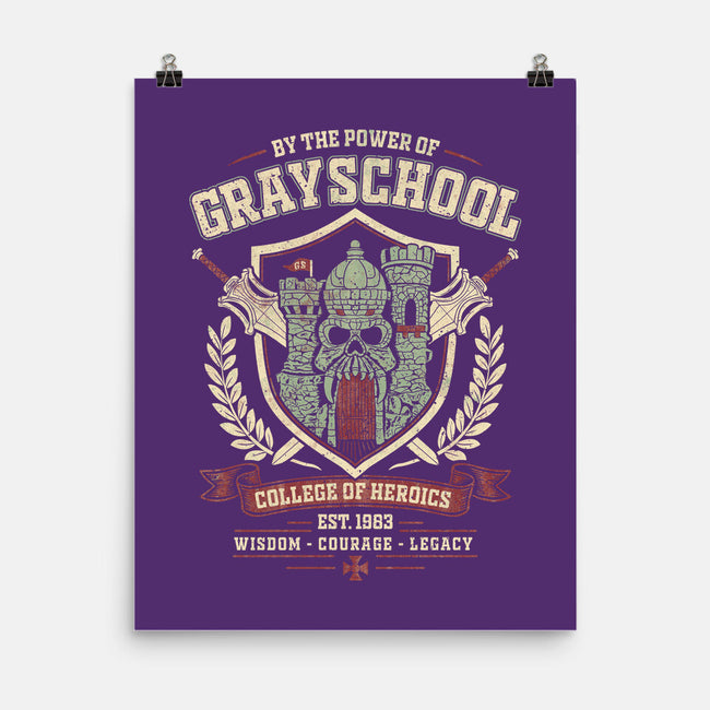 By The Power Of Gray School-None-Matte-Poster-NMdesign