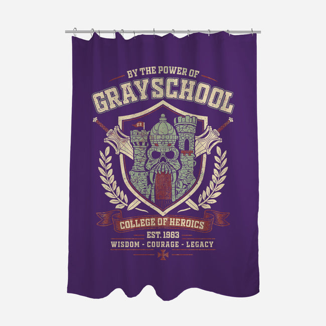 By The Power Of Gray School-None-Polyester-Shower Curtain-NMdesign