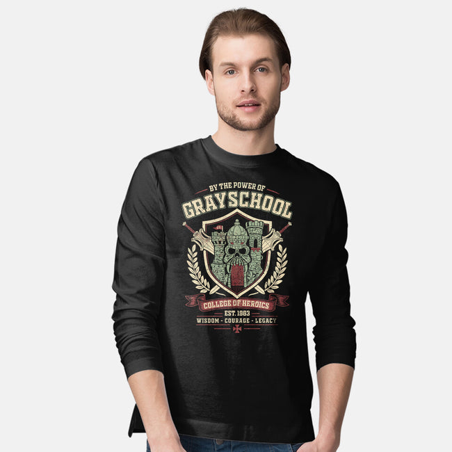By The Power Of Gray School-Mens-Long Sleeved-Tee-NMdesign
