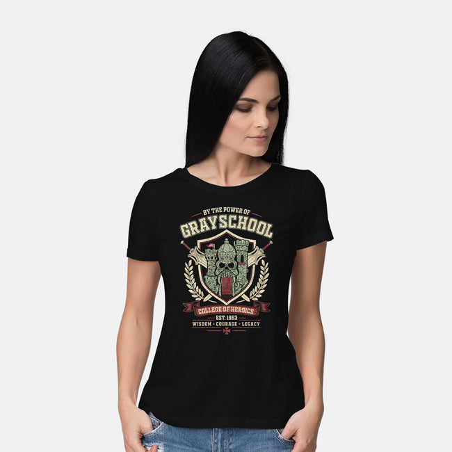 By The Power Of Gray School-Womens-Basic-Tee-NMdesign