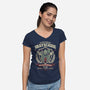By The Power Of Gray School-Womens-V-Neck-Tee-NMdesign