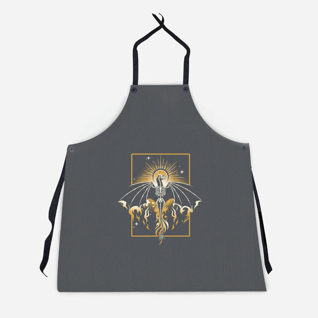 Sun Dragon Undead-Unisex-Kitchen-Apron-NemiMakeit