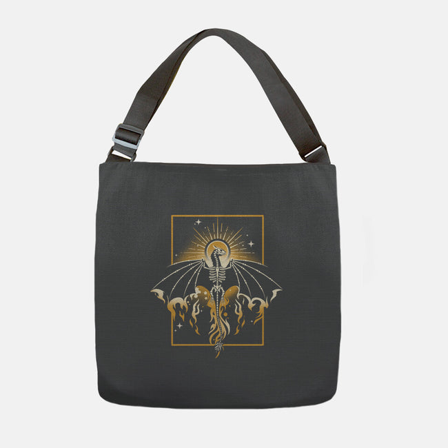 Sun Dragon Undead-None-Adjustable Tote-Bag-NemiMakeit