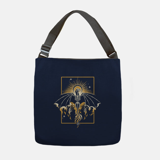 Sun Dragon Undead-None-Adjustable Tote-Bag-NemiMakeit
