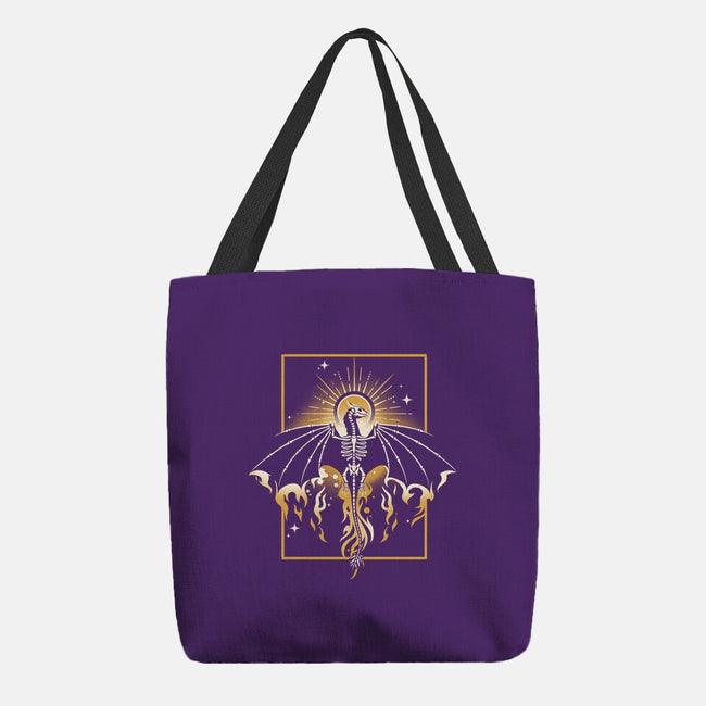Sun Dragon Undead-None-Basic Tote-Bag-NemiMakeit