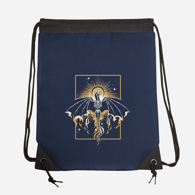 Sun Dragon Undead-None-Drawstring-Bag-NemiMakeit