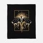 Sun Dragon Undead-None-Fleece-Blanket-NemiMakeit