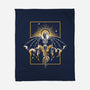 Sun Dragon Undead-None-Fleece-Blanket-NemiMakeit